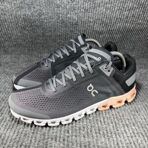 On Running Cloud Flow 3.0 Women's Size 9.5 Rock Grey Rose Running Shoes 35.99234